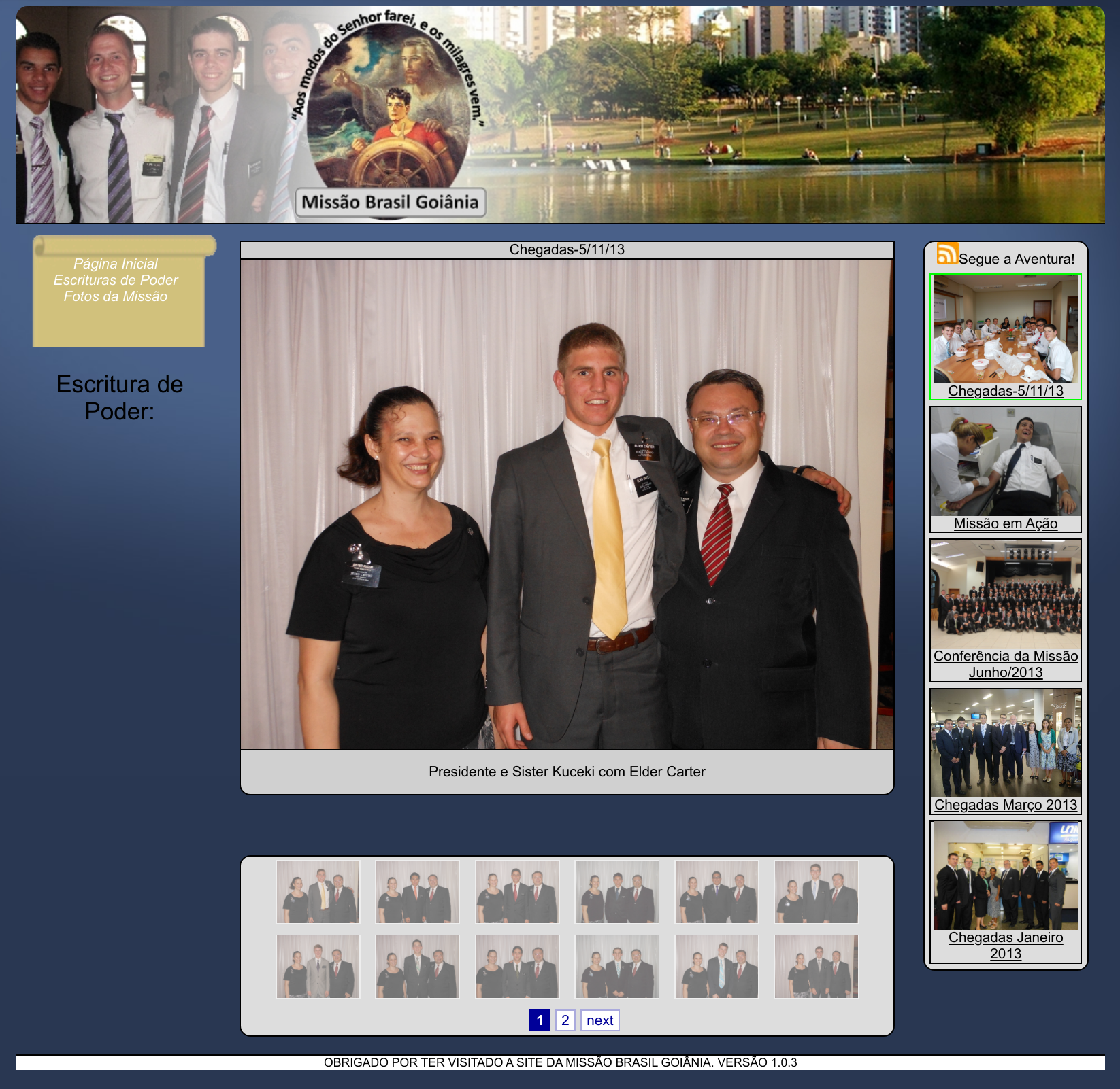 Goiania Brazil Mission website